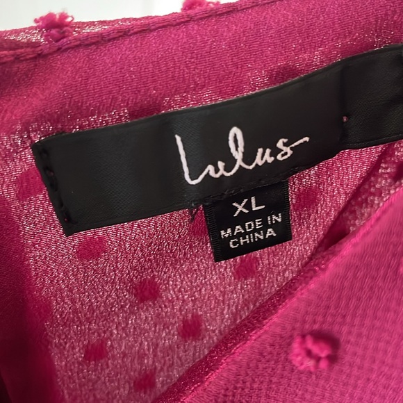 Lulu’s Magenta Wedding Guest Dress - Picture 8 of 8